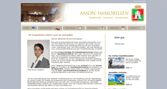 Desktop Screenshot of amon-immobilien.de